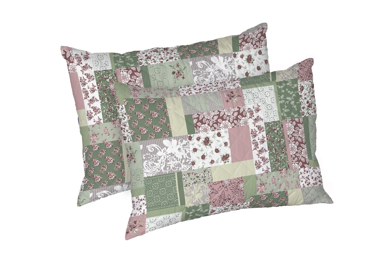 Set 2 perne Garden, microfibra matlasata, 50x70 cm - imagine 5